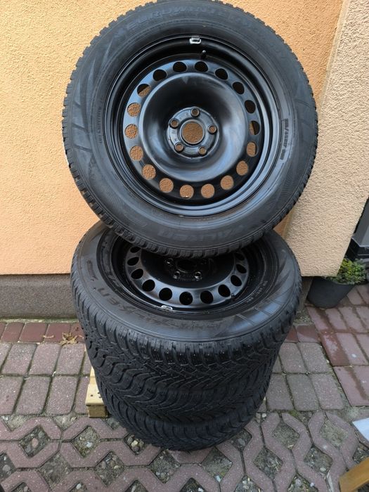 Opony VW TIGUAN,M+S z felgą stalową