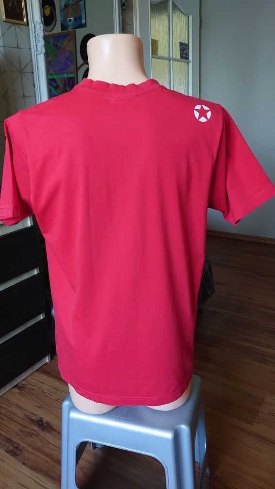 Makita t-shirt męski M czerwony lato