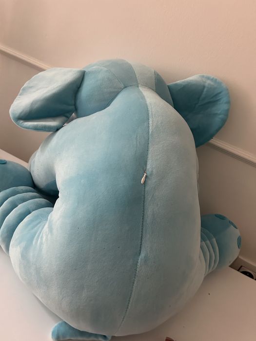 Niebieski duzy slon maskotka