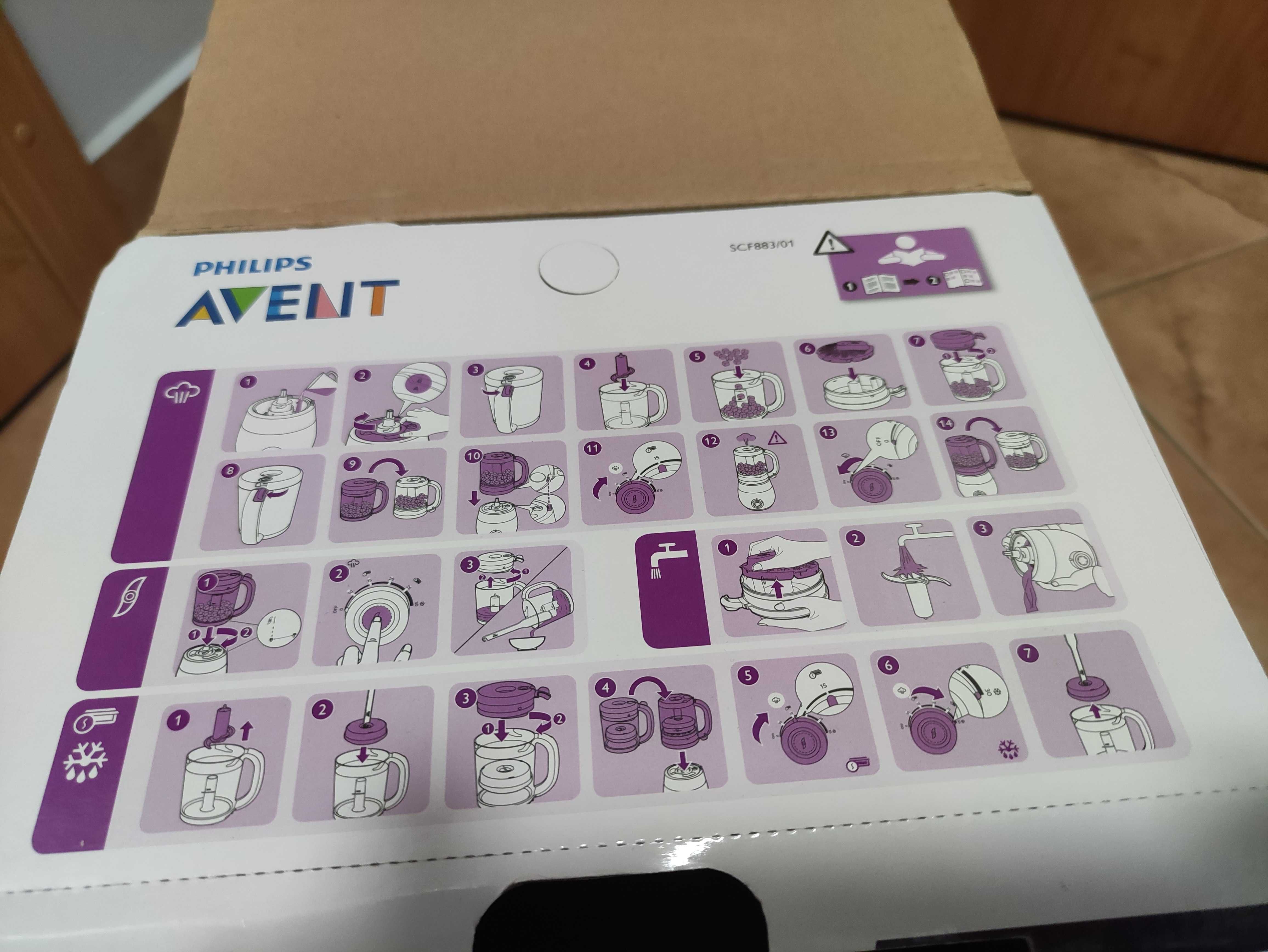 Parowar blender Robot kielichowy Philips Avent SCF883/01 model 4 w 1