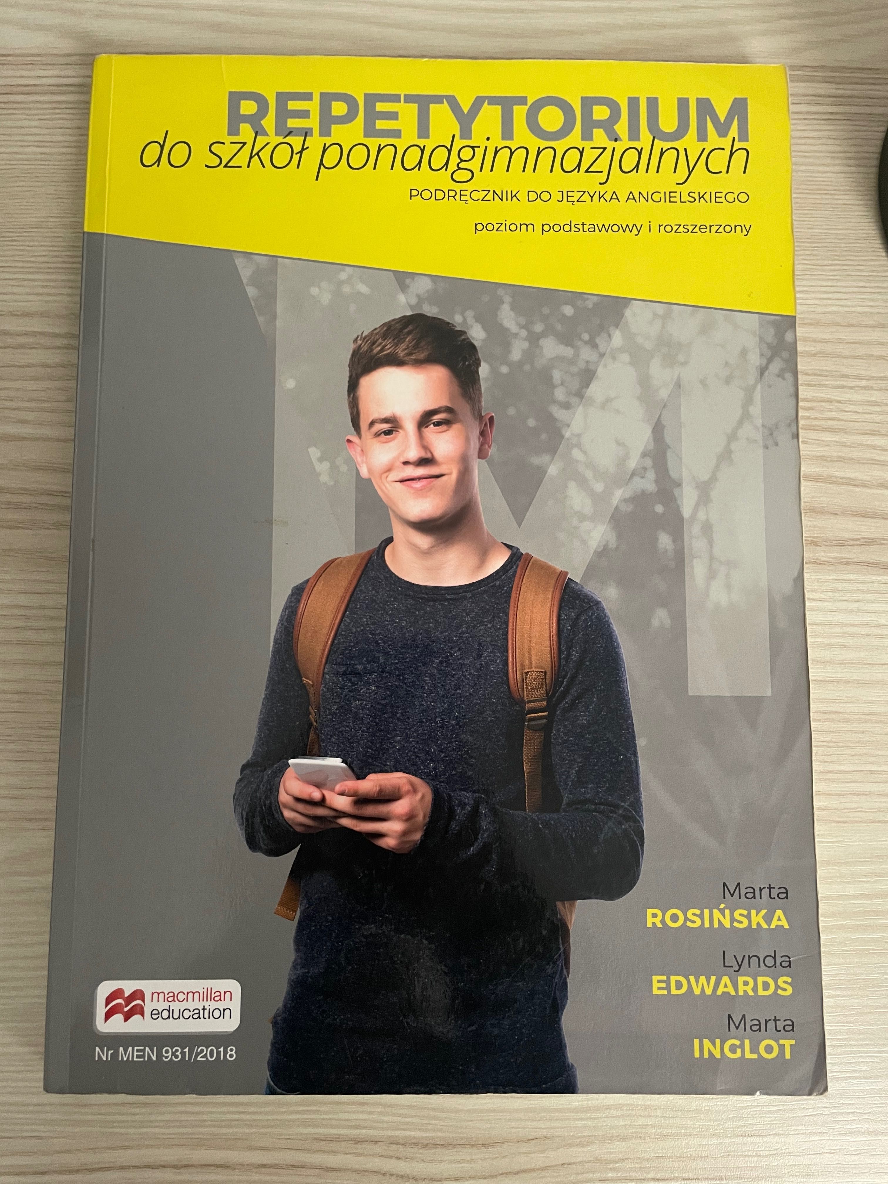 Repetytorium do szkoł ponadgimnazjalnych Język Angielski