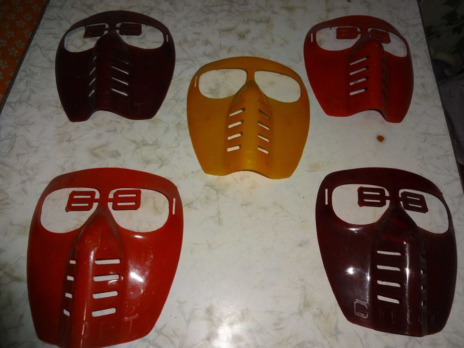 защіта ліца для мотоциклістов