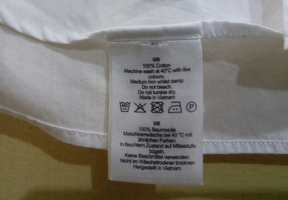 Оригинал как новая белая мужская рубашка T. M. LEVIN London