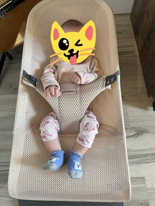Bujaczek Babybjorn Mesh Perłowy Róż
