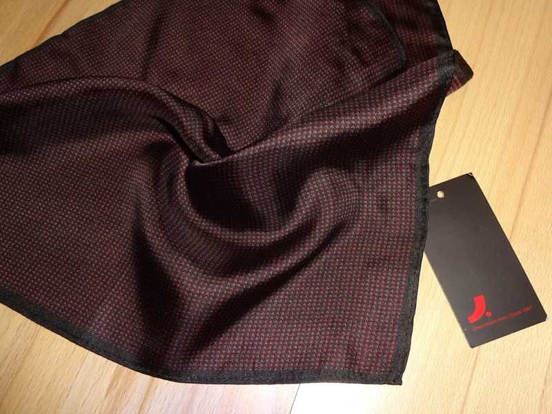 DRESSMANN Silk Hankie Micro 100% SILK jedwabna poszetka butonierka LUX