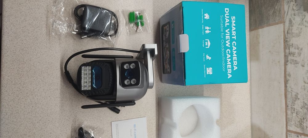 Вуличні камери відеоспостереження (видеонаблюдения) WiFi ptz 10mp 5+5