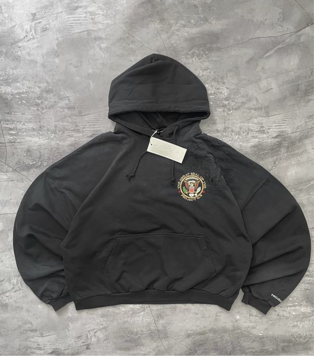 Худі Project G/R чорного кольору оверсайз