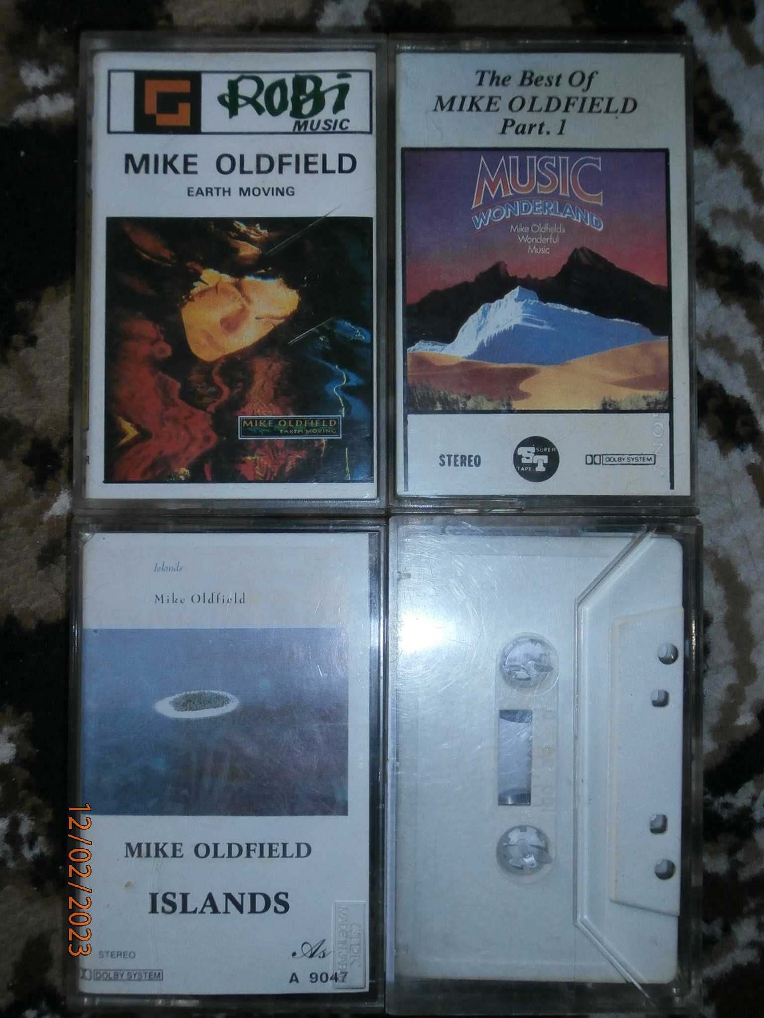 Kasety magnetofonowe MIKE OLDFIELD - 3 sztuki + gratis