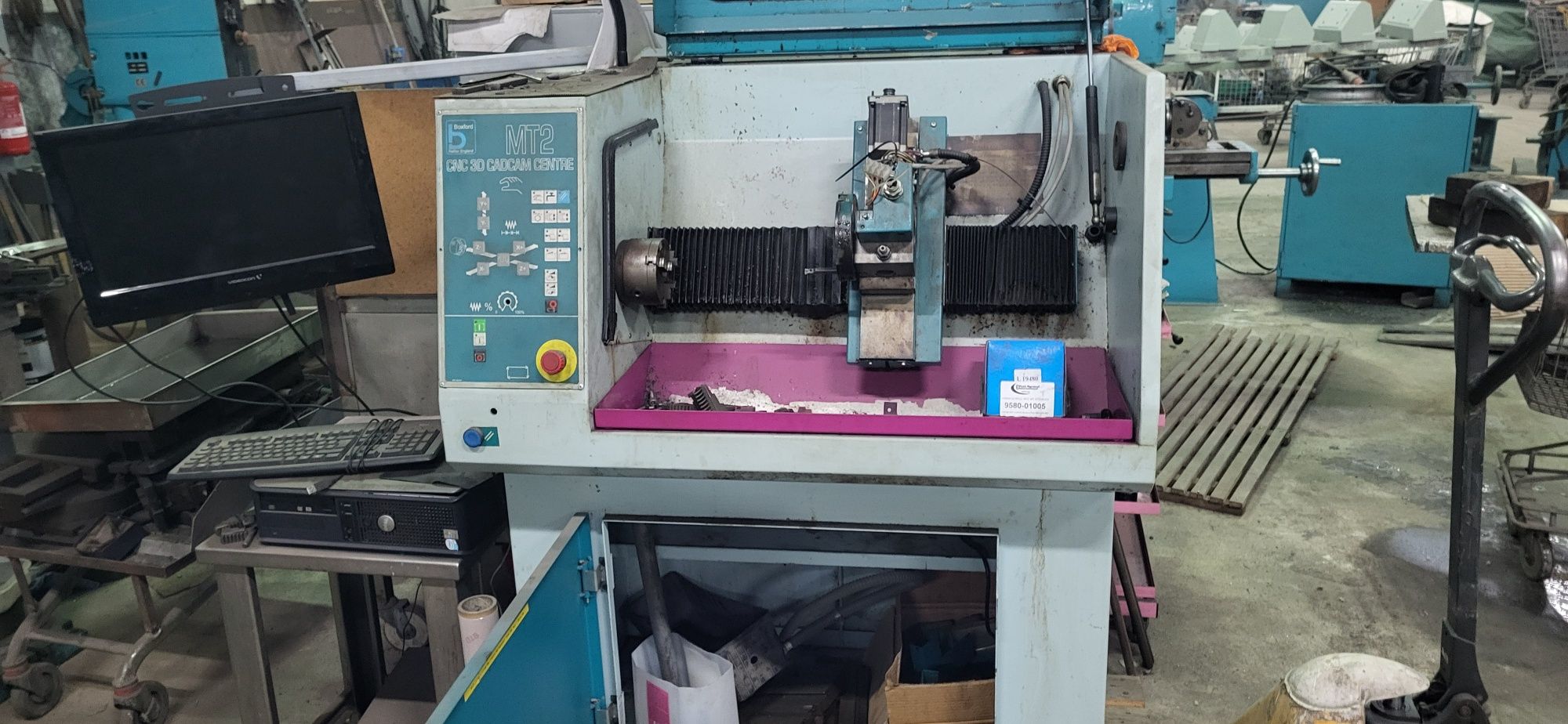 Cnc torno e fresadora numa só máquina boxford Mt2