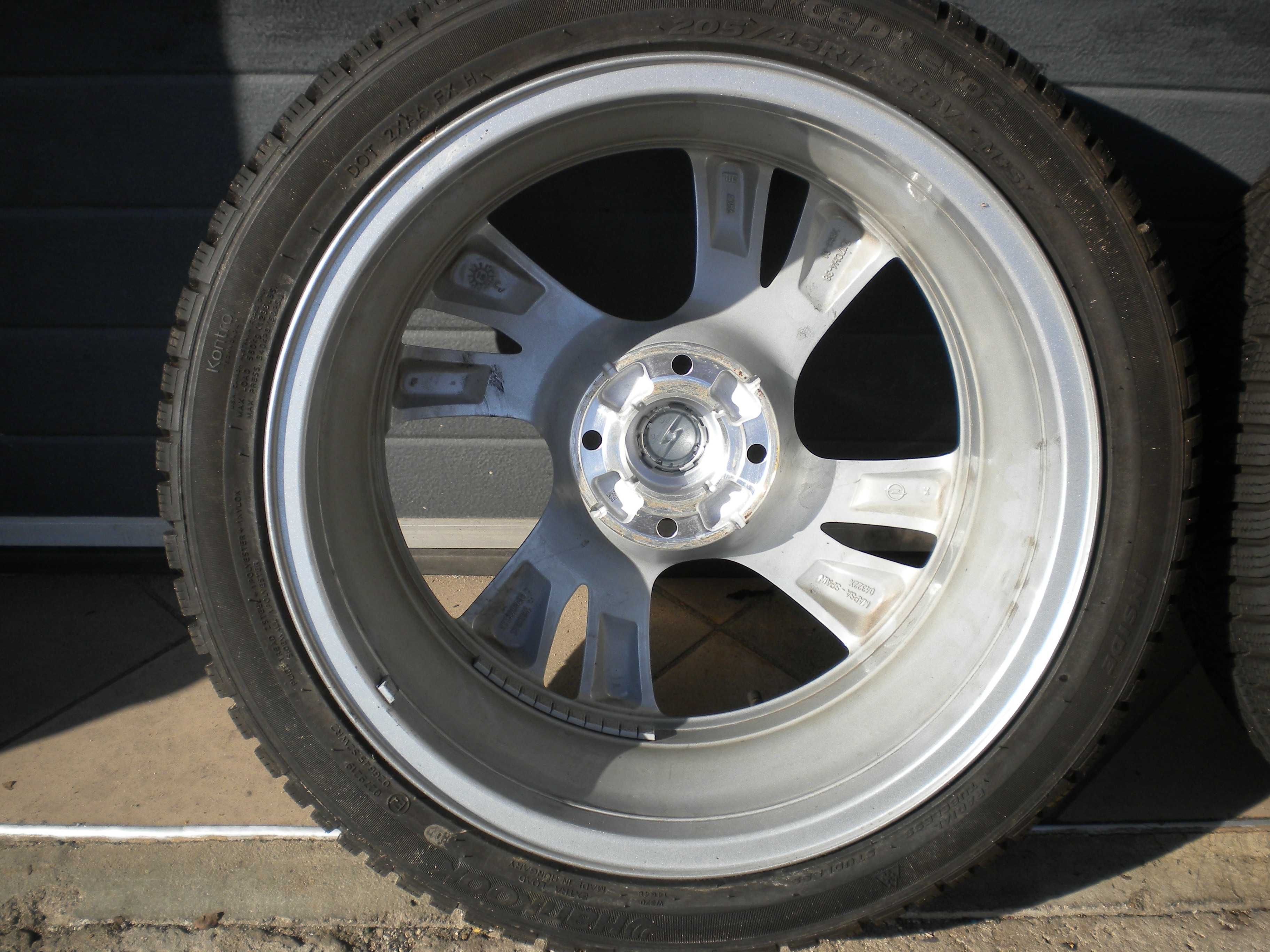 ! Koła zimowe 17 4x108 Fabryczne Opel Corsa F Jak Nowe