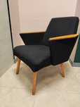 Fotel PRL po renowacji vintage