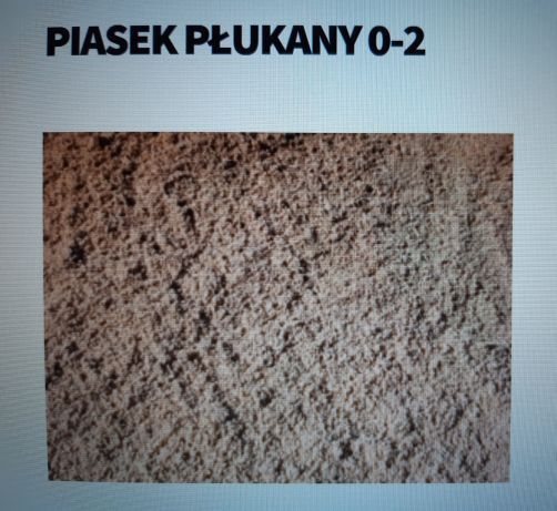 Piasek żwir ziemia piach gruz