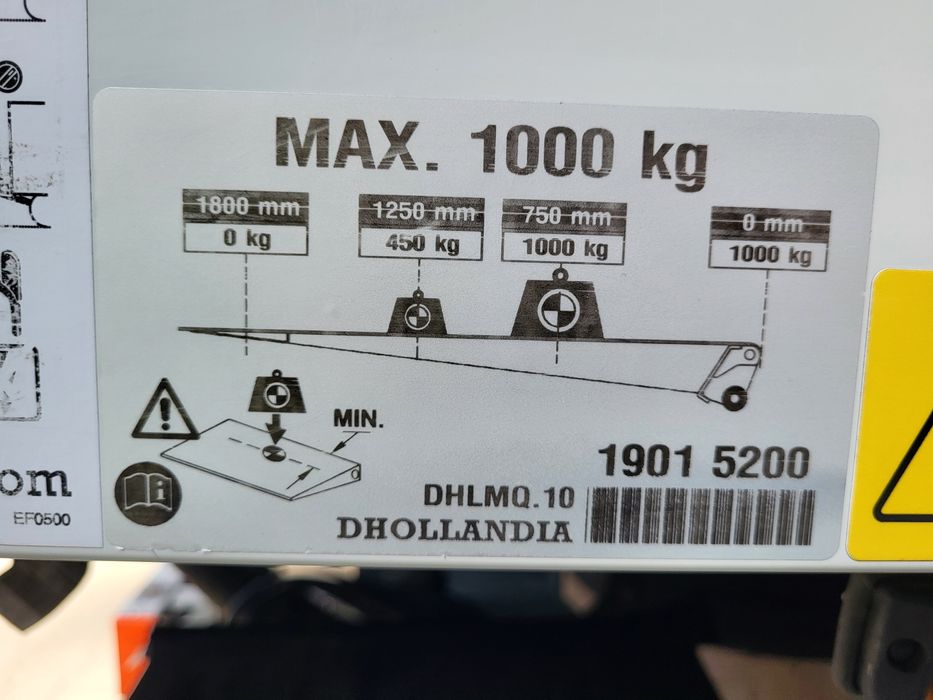 Kontener z windą 1000kg 12v