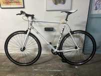 Rower single speed ręcznie malowany