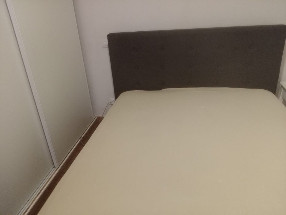 Cama de casal baú, com colchão