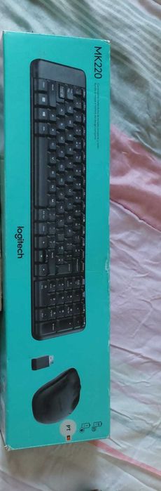 Teclado e rato usb logitech MK220