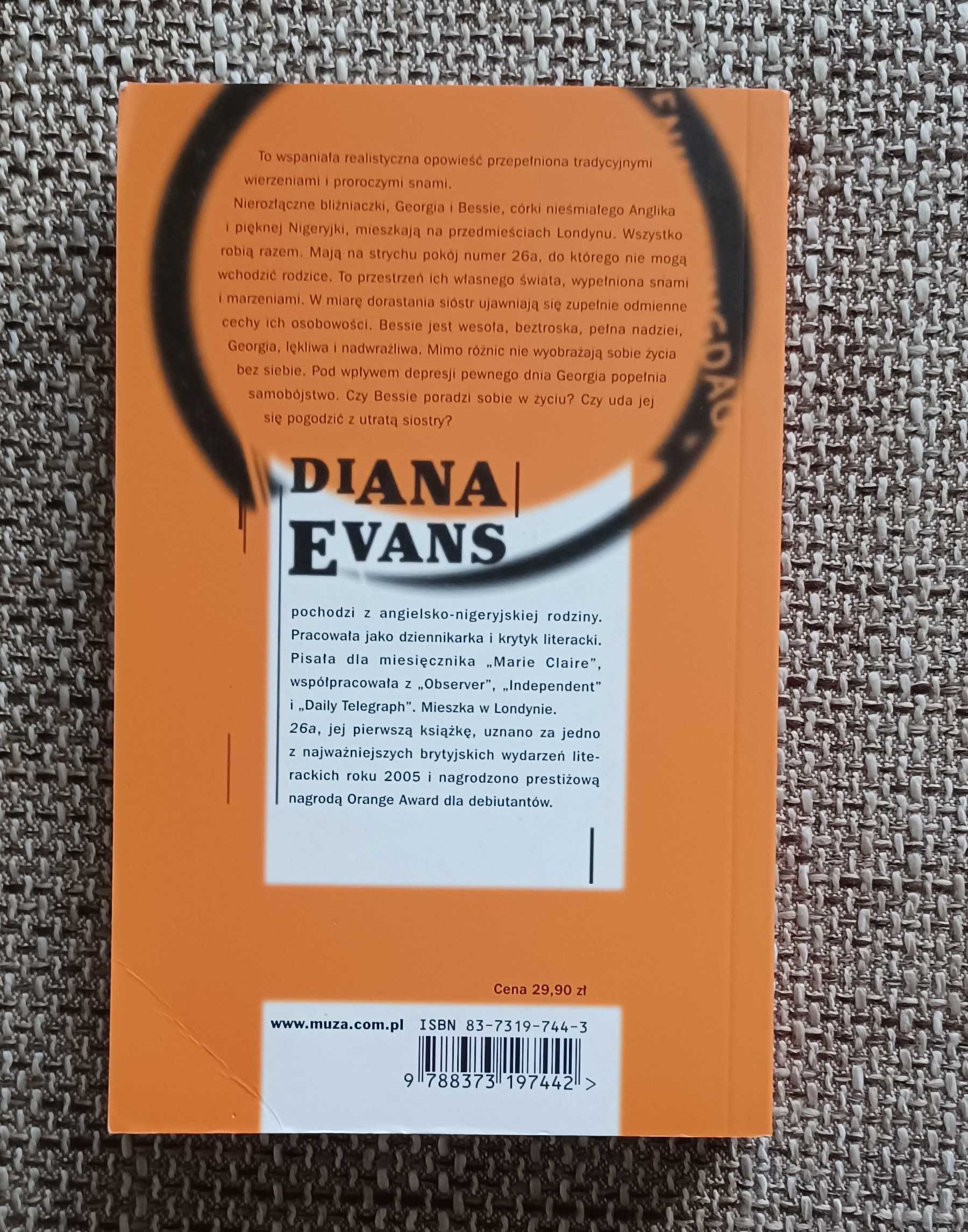 Diana Evans 26a - stan bardzo dobry!! Książka