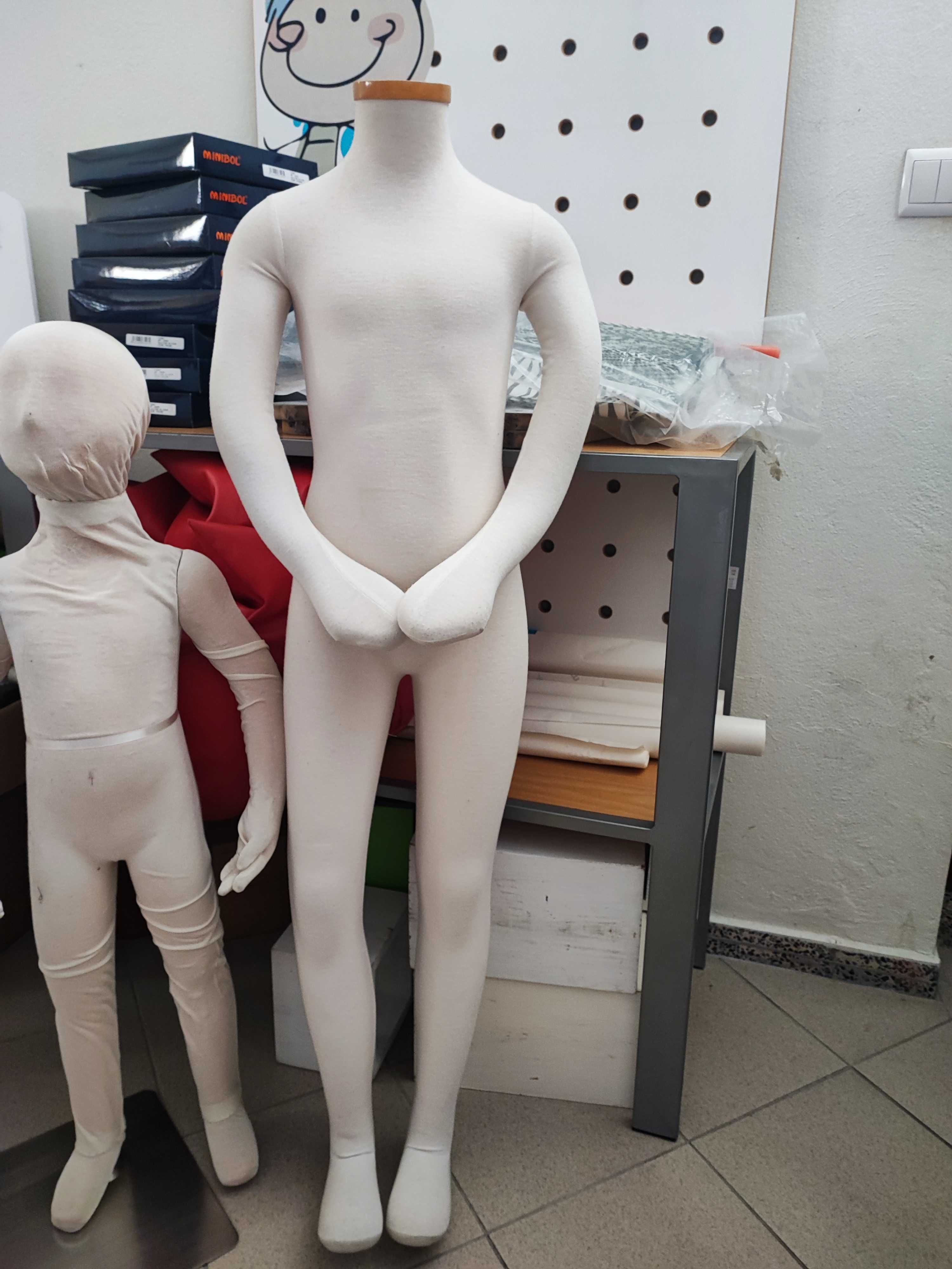 Conjunto de 5 Manequins de criança Flexíveis