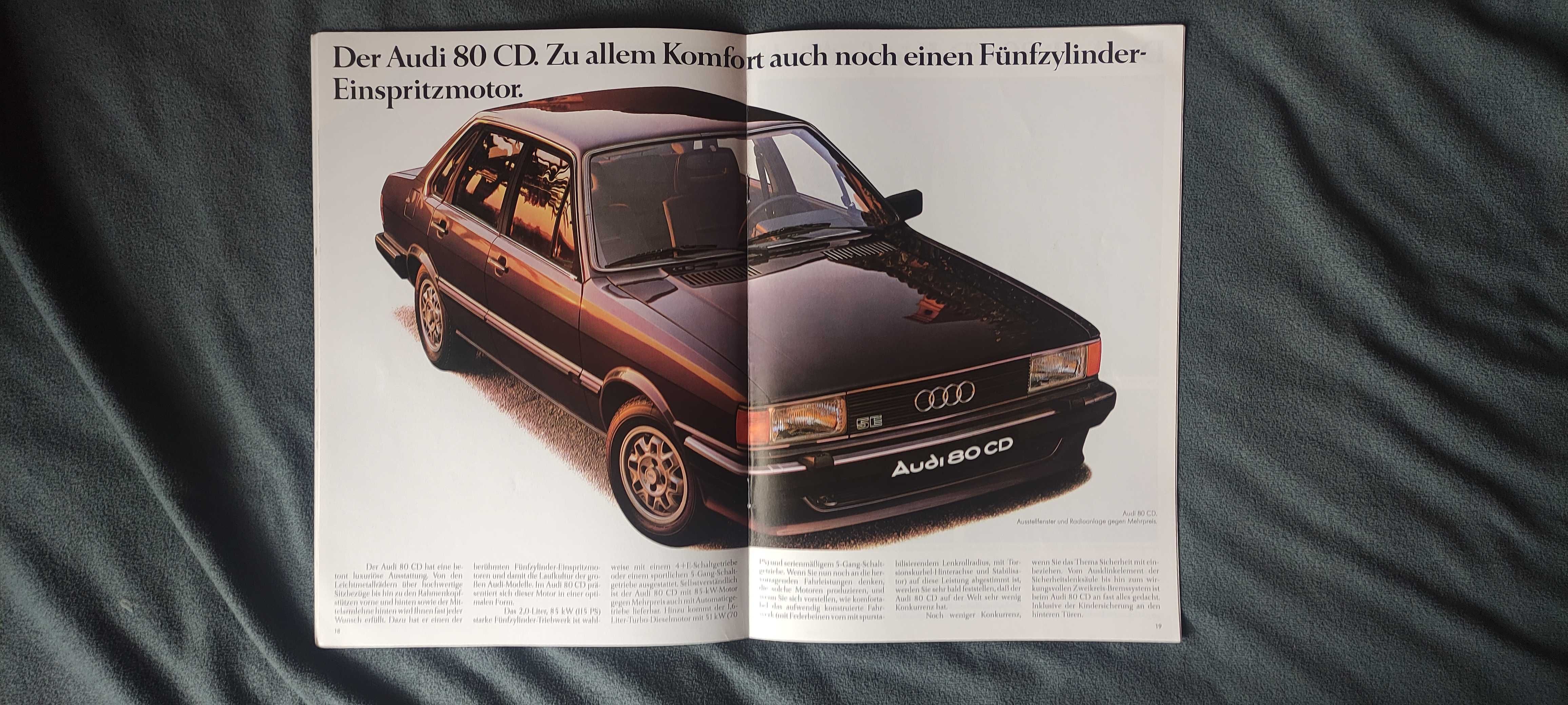 Prospekt Audi 80