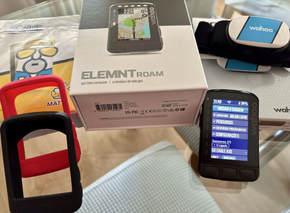 GPS Wahoo Roam V2 + HR Tickr
