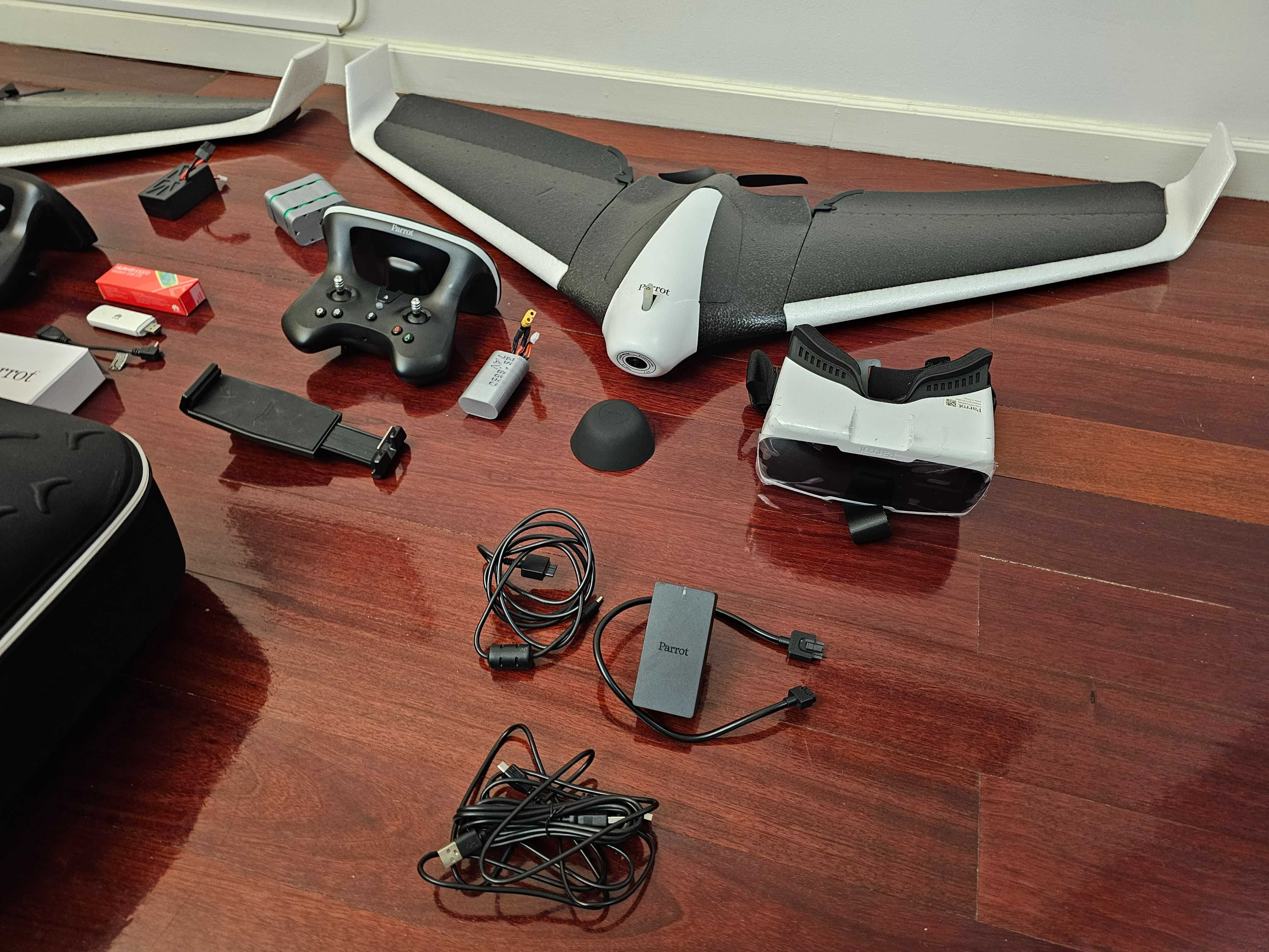 Drone Parrot Disco Mega Pack FPV Bateria Fixed Wing Asa
