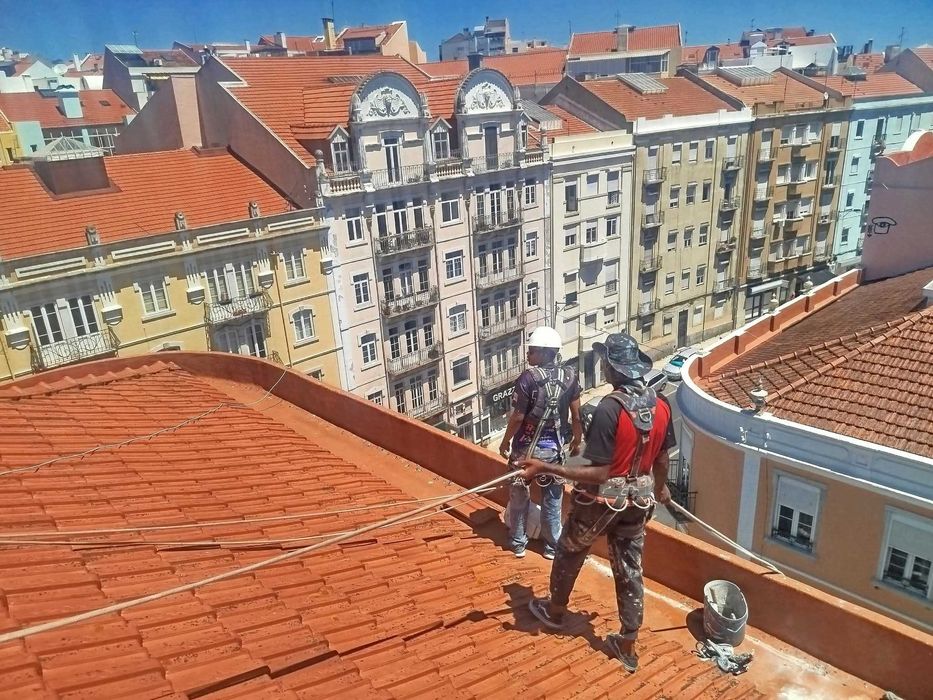Pintura de prédios em Rapel/ Alpinismo industrial
