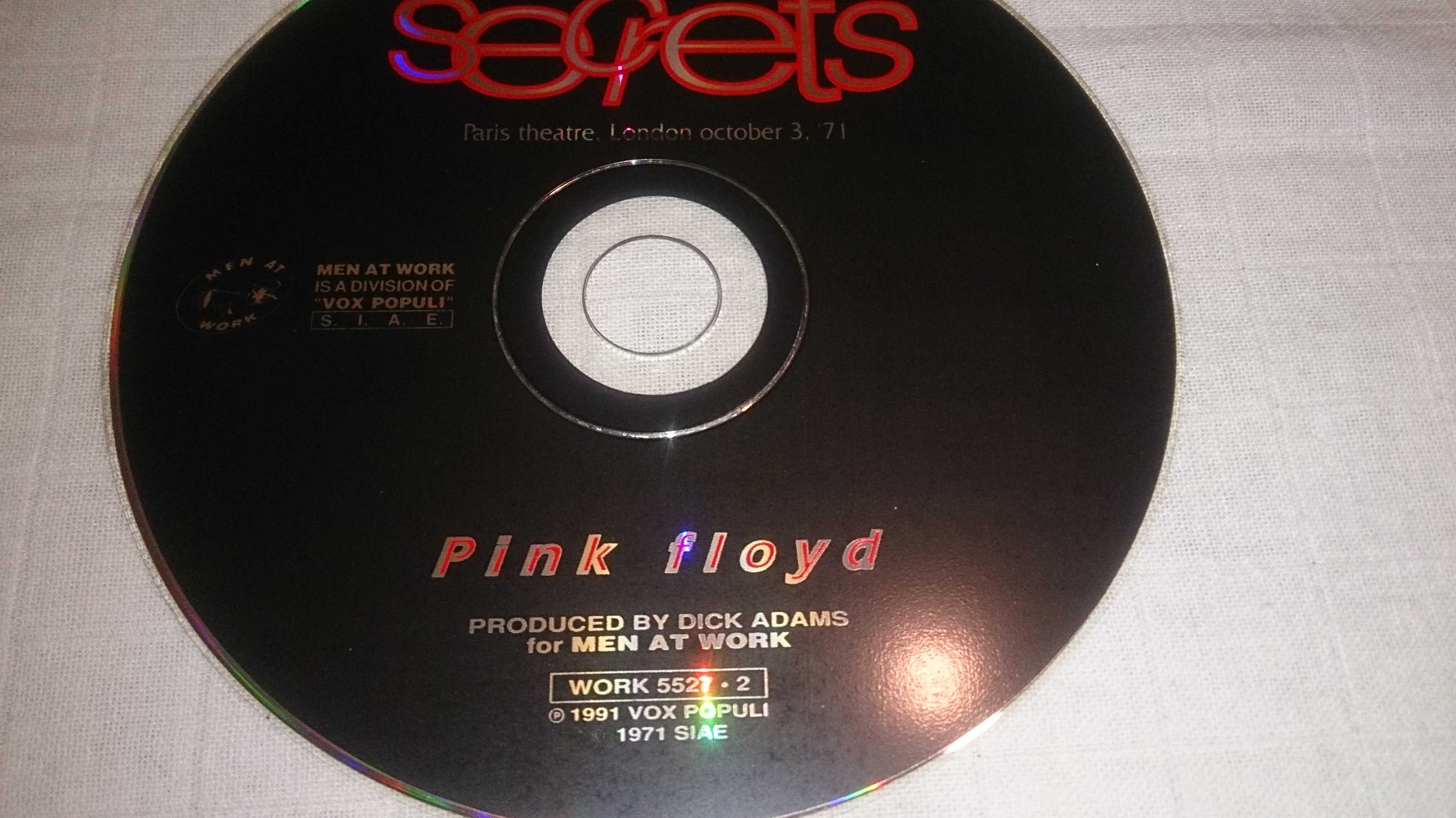 pink floyd (secrets) "paris theatre london october 3, 71" - cd raro