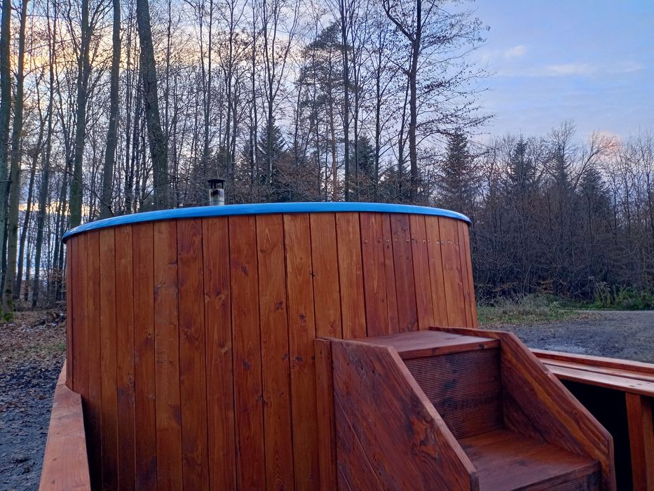 Mobilne jakuzzi ogrodowe