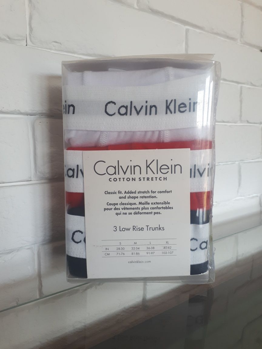 Nowe Bokserki Calvin Klein 3pack s