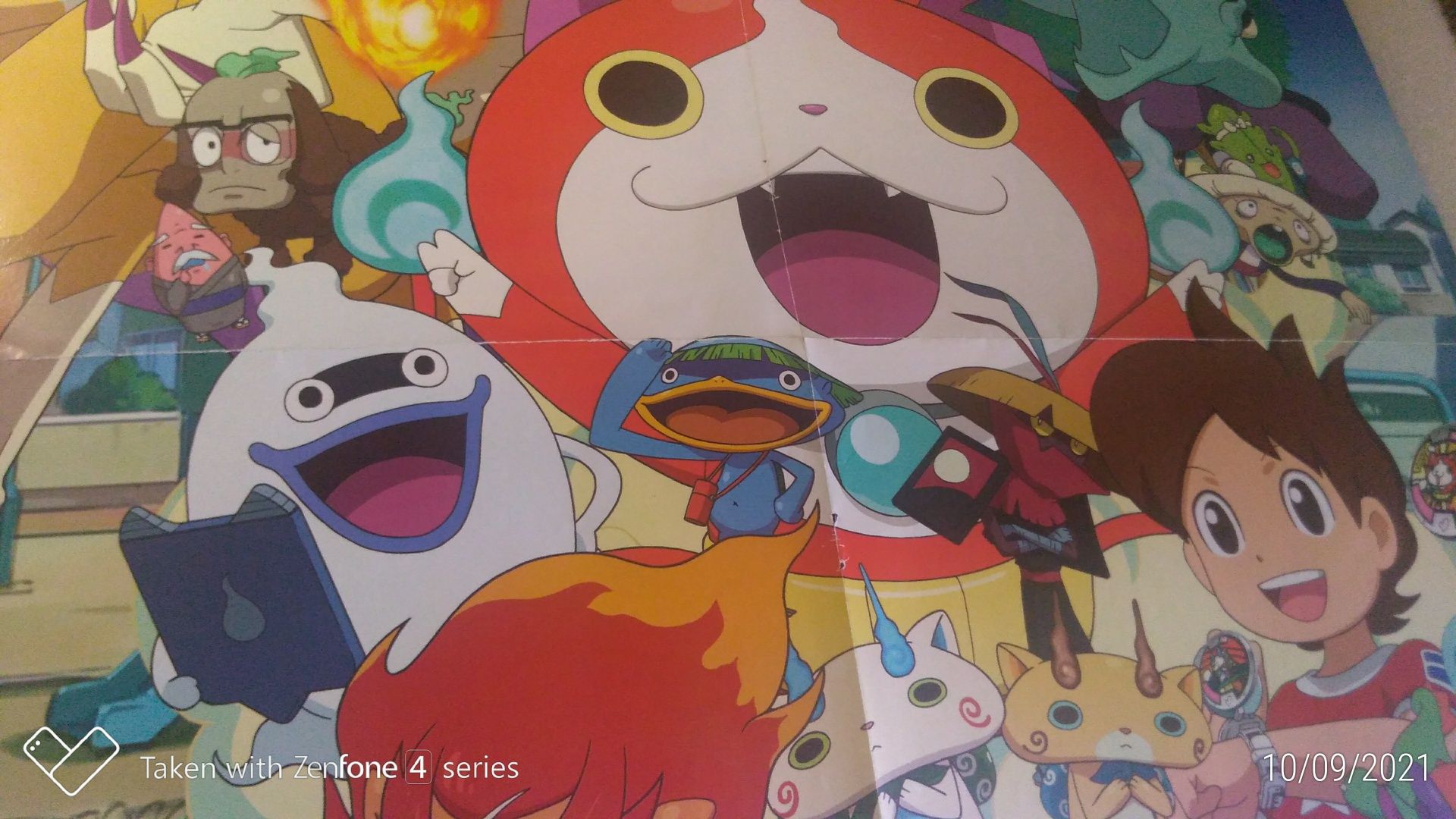 Yo-kai Watch Caderneta de cromos da Panini 2015 incompleta