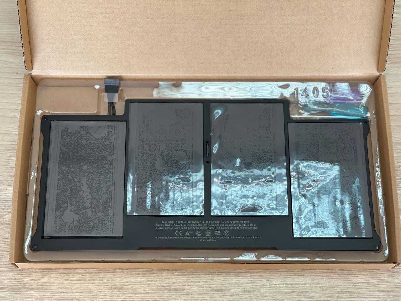 Батарея / Аккумулятор A1405 для Macbook Air 13" A1369, A1466 2011-2012