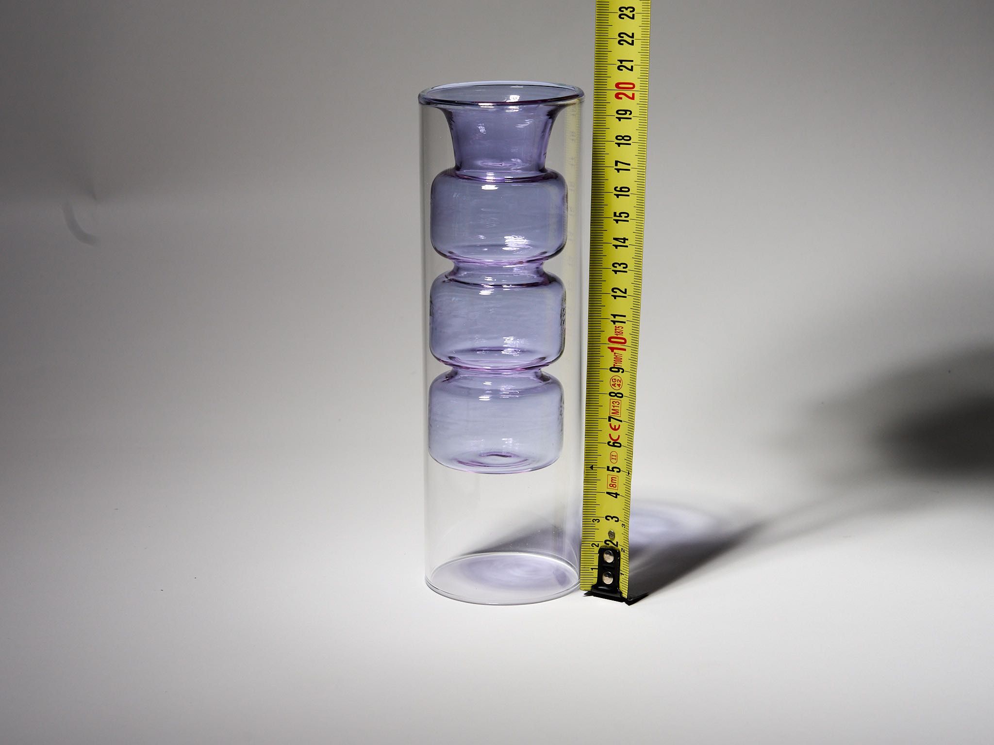 Jarra em vidro - 20cm - nova