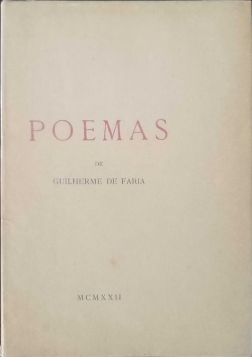Poemas, Guilherme de Faria