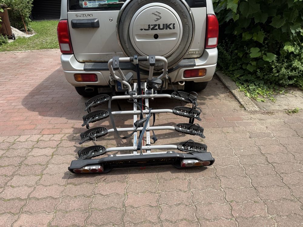 Bagażnik peruzzo na hak na 4 rowery