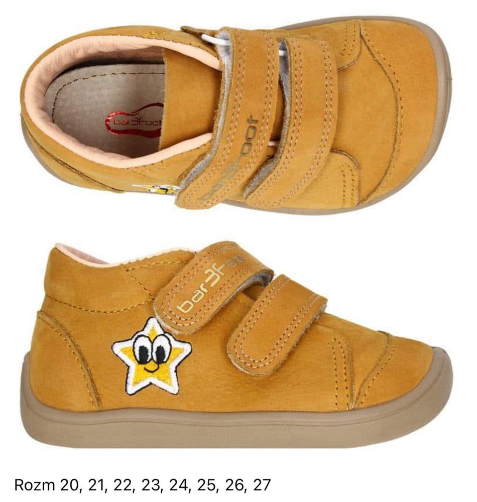 NOWE bar3foot rozmiar 21 skórzane bar3foot 3F barefoot szerokie