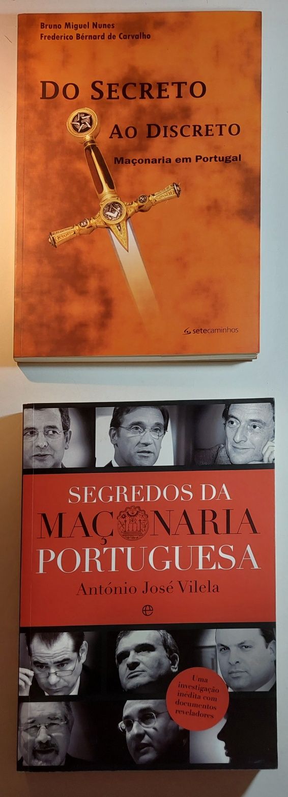 Livros da Maçonaria Portuguesa e Internacional | Ver descrição e fotos