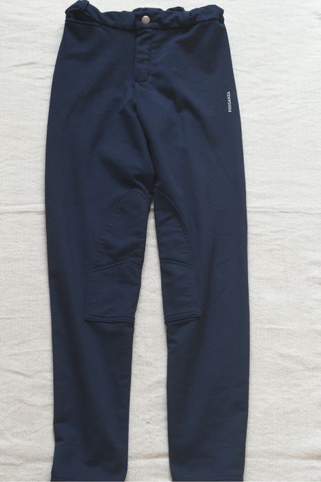 Zimowe bryczesy dla dzieci fouganza 10lat 133-142cm