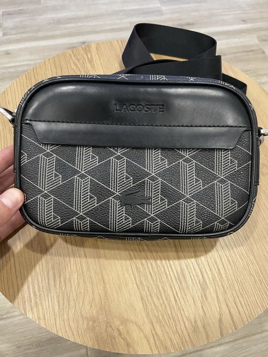 Lacoste monogram crossbody чоловіча сумка