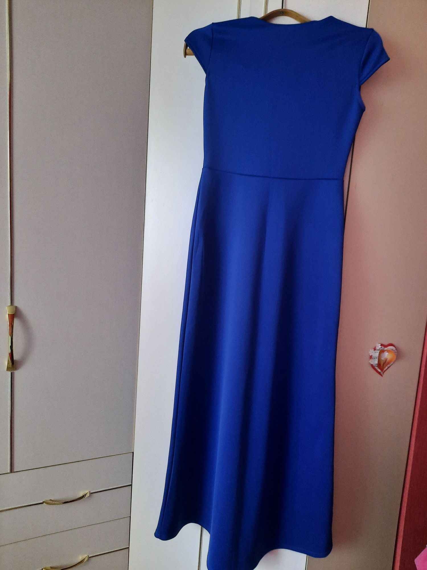 Платье синее р.46-48