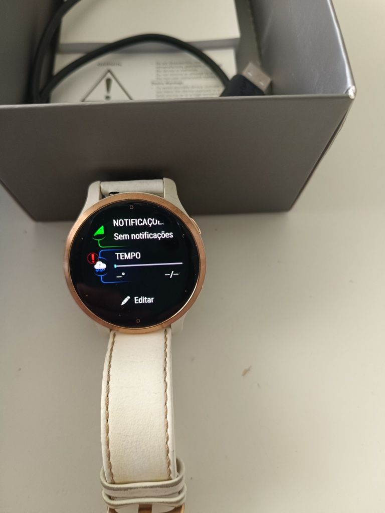 Relógio Garmin Venu S2 - Smartwatch GPS Usado