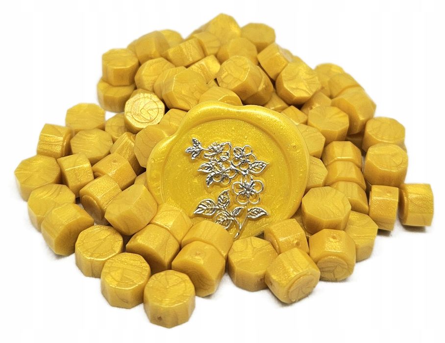 lak wosk do lakowania jasno złoty 100szt