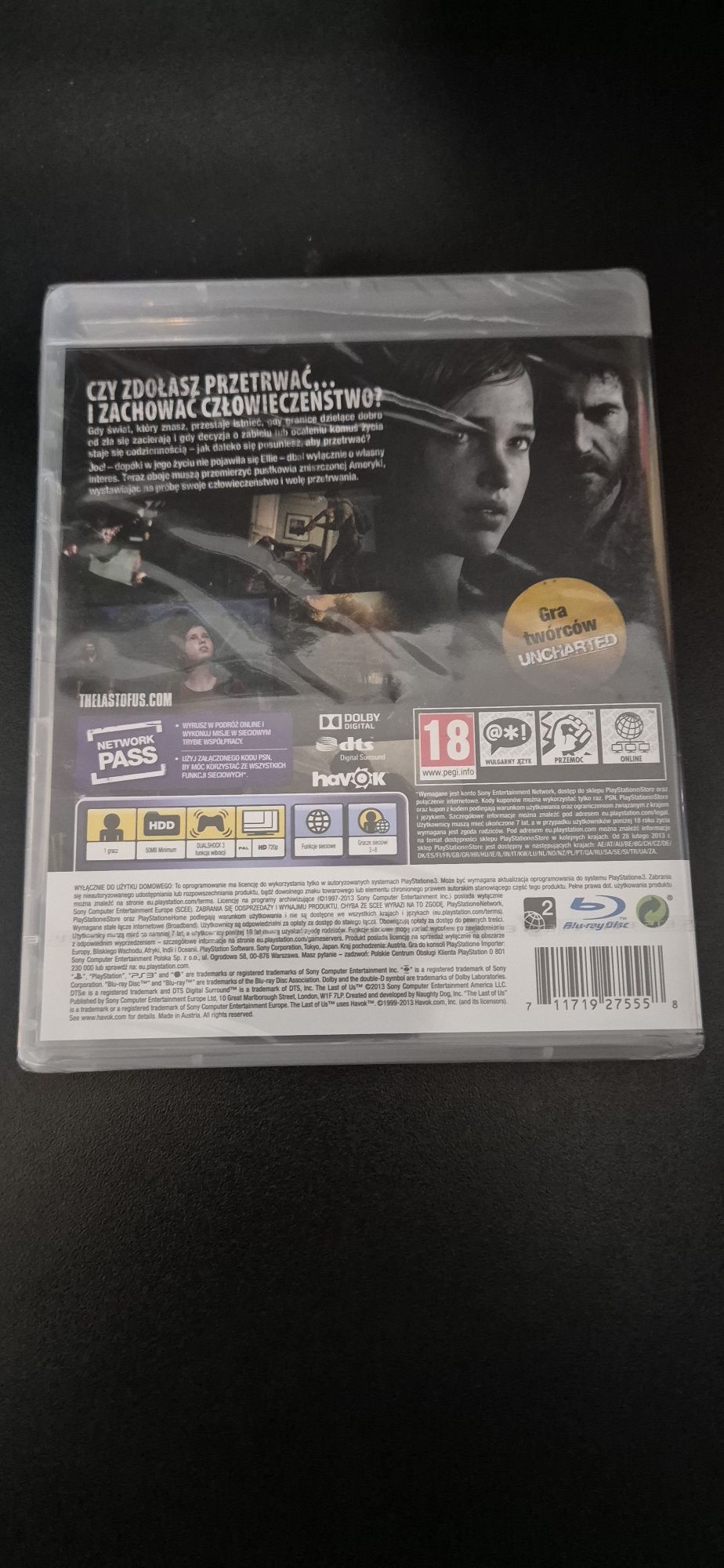 The Last Of Us PL PS3 nowa w folii
