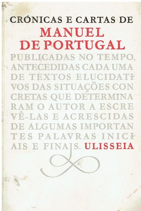 7943 - Crónicas e Cartas de Manuel de Portugal (2 vols.)