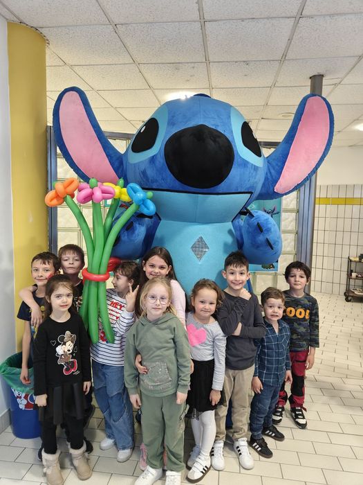 Вітання Поздравление Лабубу Белого белый Мишка Панда Стич Зайка Тедди