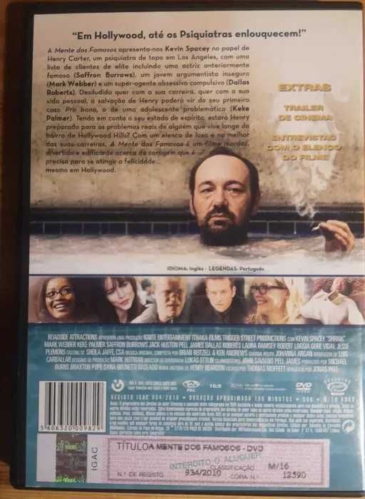 DVD "A Mente dos Famosos"