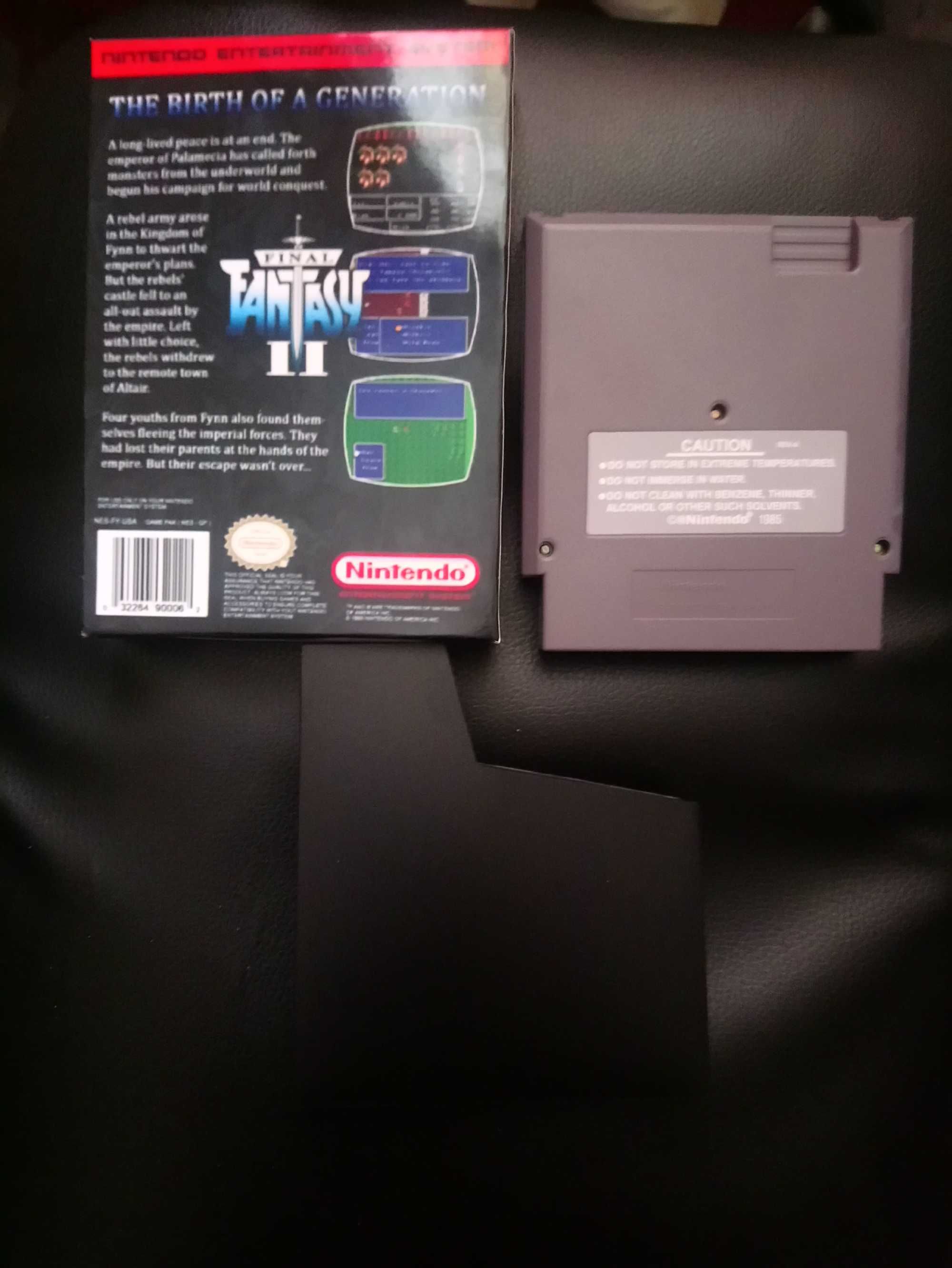 Final Fantasy II 2 для NES в коробке английская версия