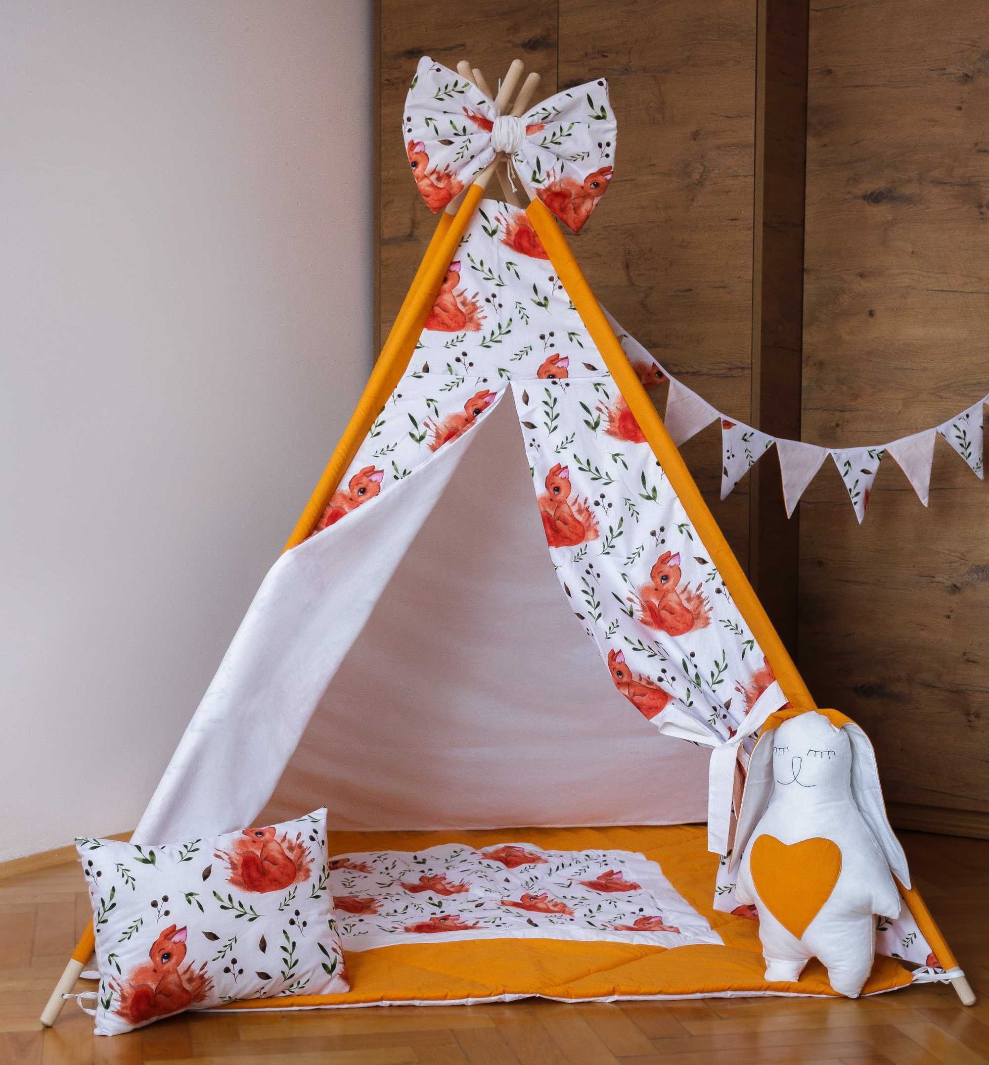 Namiot tipi Wesole Wiewiórki Wigwam dla dzieci