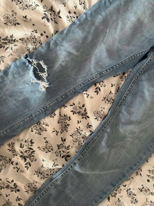 Jeansy skinny Bershka mid waist XS