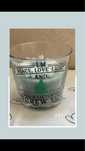 Conjunto de vela grande de menta com sabonete de alecrim e sal grosso