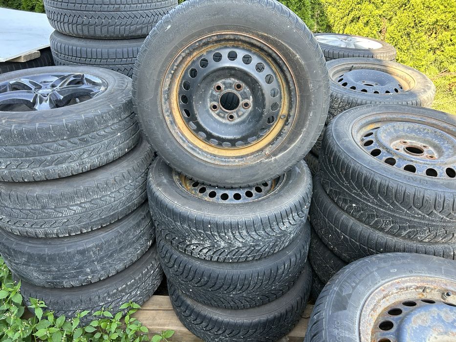 Opony zimowe 215/60 16 Nankang z felgami stalowymi 5x114,3 Kia